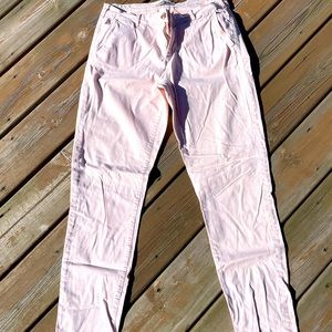 Light pink slim cut women’s pants, size 10